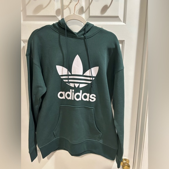 adidas Other - NWT ADIDAS Men's Sz Small Sweatshirt  Hoodie Cotton Hunter Green